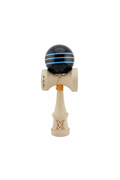 Berbis Kendama X Original, Μαύρο με Μπλε Γραμμές, Επαγγελματικό, Legendary, Μ...