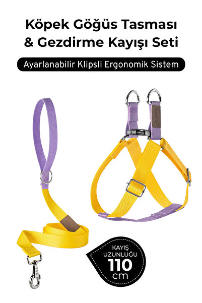 pasiole Adjustable Dog Harness and Walking Leash Set |   Handmade, Durable, Convenient to Use