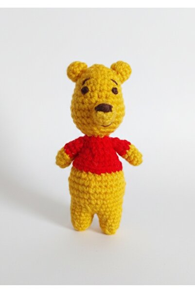 perasse Winnie the pooh ayıcık amigurumi anahtarlık 7 cm