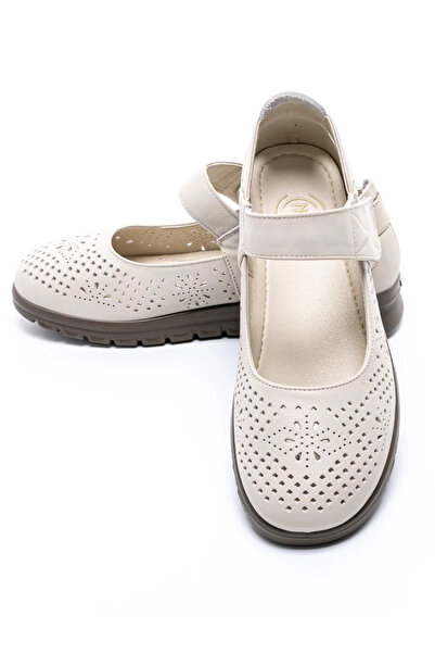 FORMAZIONE Γυναικεία Casual Παπούτσια από Γνήσιο Δέρμα 3510801 Κρεμ