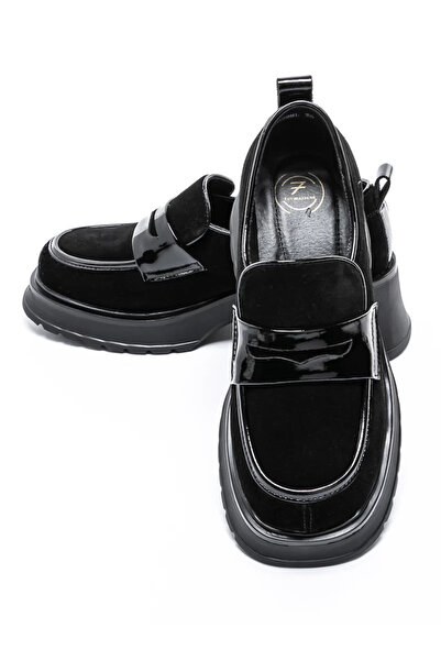 FORMAZIONE Γυναικεία Casual Παπούτσια από Γνήσιο Δέρμα S22099NL Μαύρα