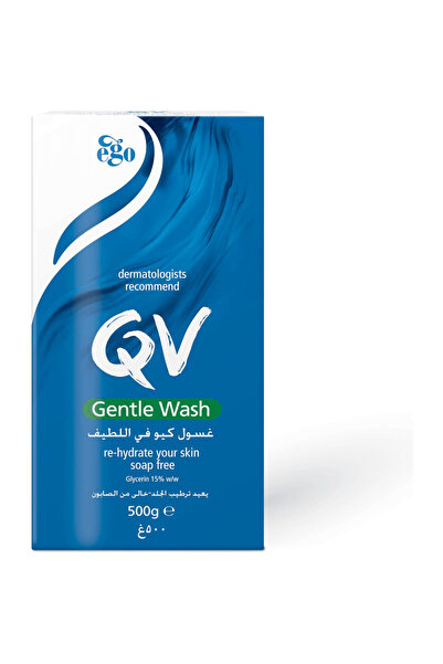 Qv QV Gentle Wash 500g Soap-Free Moisturizing Body Wash for Eczema and Dry Sk...
