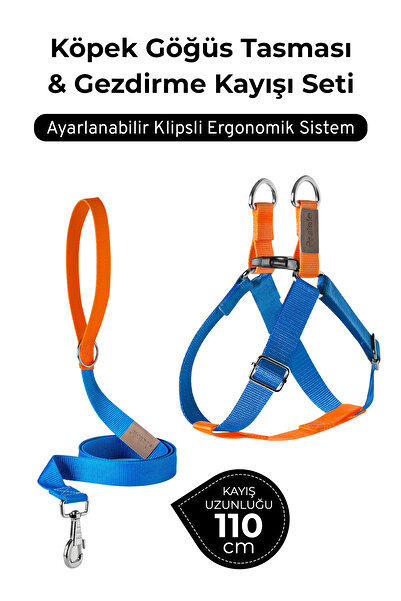 pasiole Adjustable Dog Harness and Walking Leash Set | Handmade, Durable, Convenient to Use