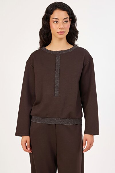 FEVER Ribana detaylı likralı örme bluz