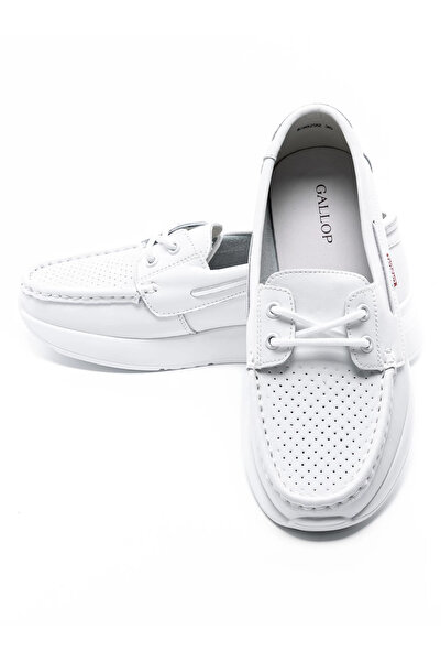 gallop Women's Casual Shoes Made of Genuine Leather K98292 White