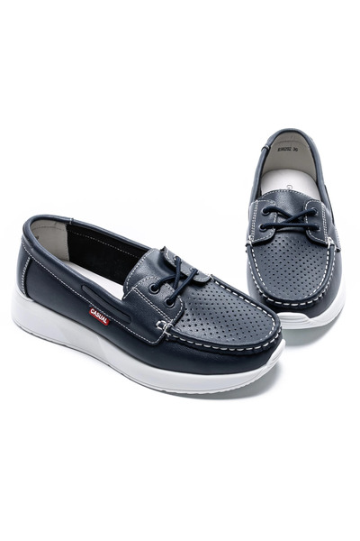 gallop Women's Casual Shoes Made of Genuine Leather K98292 Dark Blue