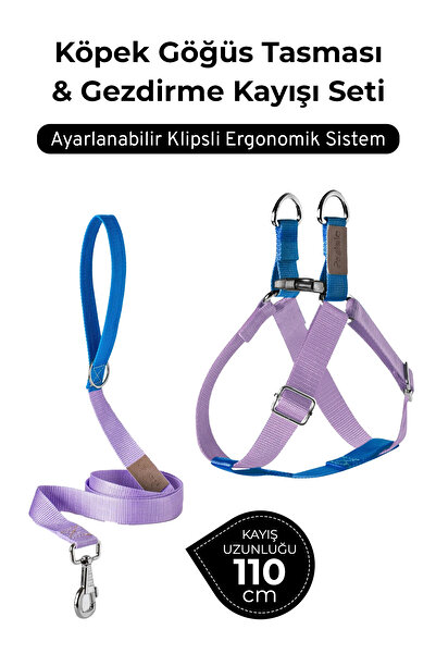 pasiole Adjustable Dog Harness and Walking Leash Set |   Handmade, Durable, Convenient to Use