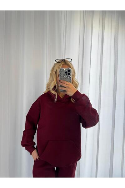 moyabutiik سويت شيرت بغطاء للرأس كبير الحجم