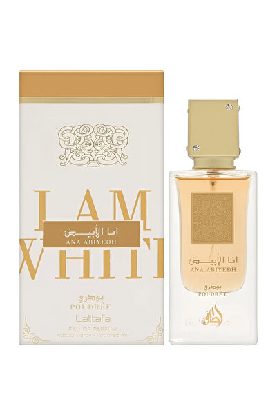 lattafa Lattafa Ana Abyad Powdery Eau de Parfum, 60ml, Unisex