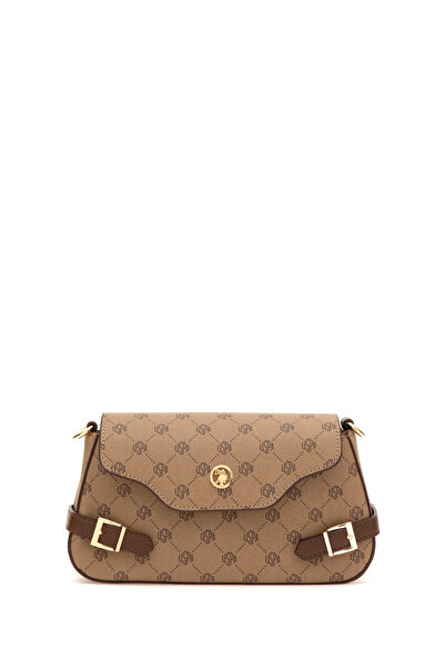 U.S. Polo Assn. Women's Dark Beige Shoulder Bag 50315212-Vr088