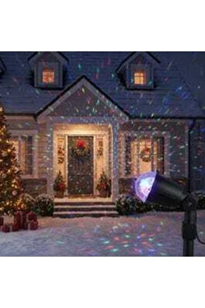 HOFF Christmas laser projector, indoor + outdoor, 58740001, red + green light, with remote and light