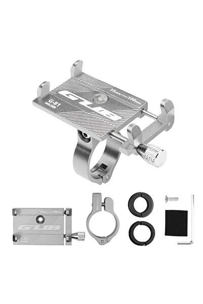 HALAMODO Adjustable Bike Phone Mount Holder for Mountain Motorcycle Handlebar Clamp Stand 3.5 inches