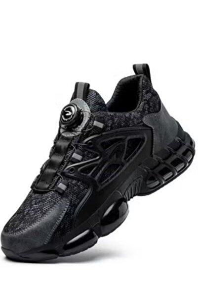 VICTGOAL أحذية رجالية خفيفة الوزن مزودة برأس فولاذي، أحذية أمان مريحة مقاومة للثقب، غير قابلة للتدمير