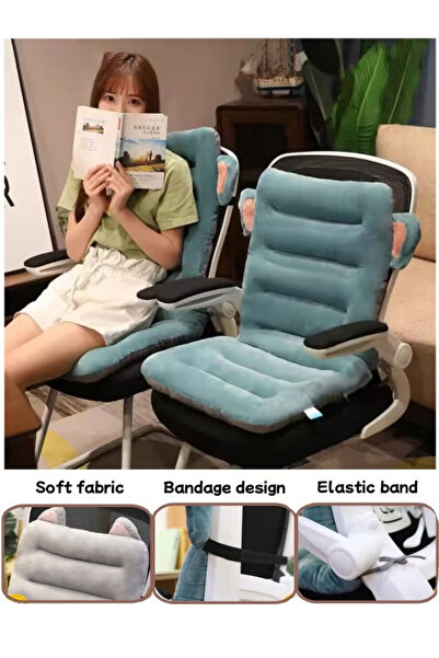 Generic Integrated reclining chair seat cushion and back cushion, for office ...