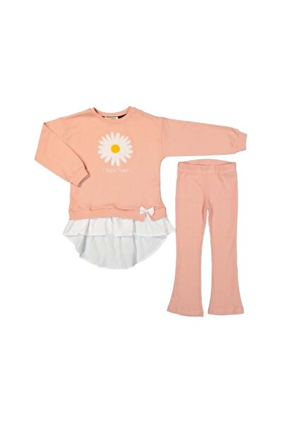 Mc Juniors Daisy Embroidered Leggings Top and Bottom Set