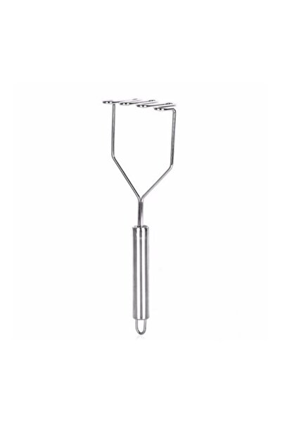 HALAMODO Sculpted Silver 25z9.5x7cm Curved Potato Smasher