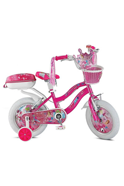 Ümit 1408 PRINCESS-SEPET-V-KIZ ÇOCUK BİSİKLETİ 14 JANT PEMBE