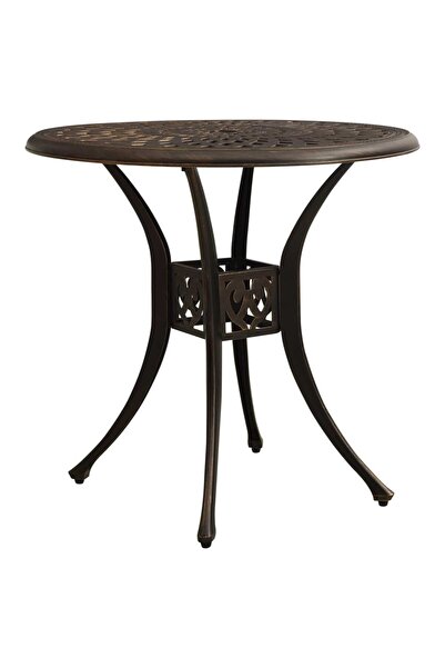 vidaxl Garden Table Bronze 78x78x72 cm Cast Aluminium