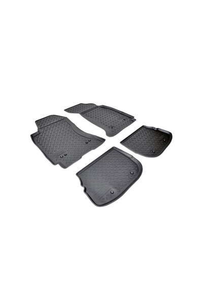 Audi Set 4 Covorase Stil Tavita Cauciuc Compatibile A4 B5 1995-2001