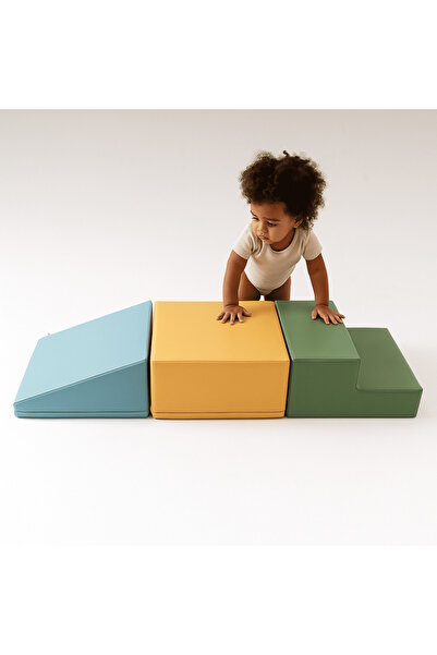 IGLU Soft Play Mini Climbie Playset - Pastel Turquoise