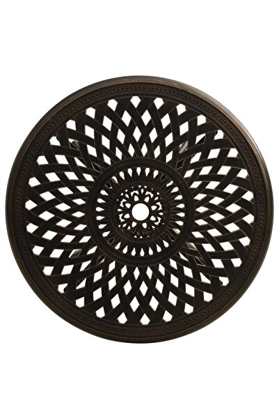 vidaxl Garden Table Bronze 78x78x72 cm Cast Aluminium