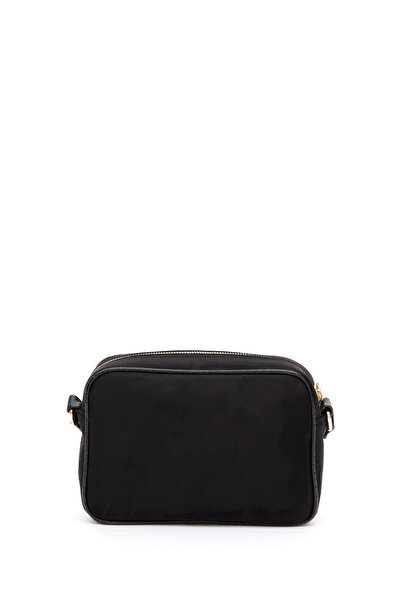 U.S. Polo Assn. Women's Black Suede Crossbody Bag 50315222-Vr046