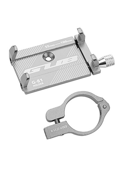 HALAMODO Adjustable Bike Phone Mount Holder for Mountain Motorcycle Handlebar Clamp Stand 3.5 inches