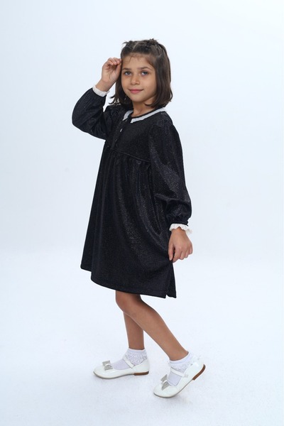 Toontoy Φόρεμα με βολάν με κουμπιά για κορίτσια