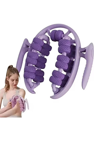 TeknoClass Yeni Nesil Kas Gevşetici Masaj Aleti 13 Tekerlekli Lenf Drenaj Rulosu