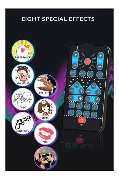 Generic Handheld Mini Sound Card Voice Changer - 8 Fixed Effects Plug & Play for Mobile/PC Gaming Recording