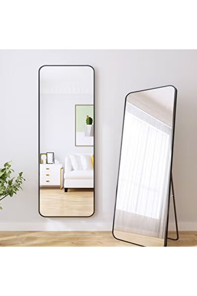 KEKE Full Length Mirror 80X180 cm, Floor Mirror with Aluminum Alloy Frame