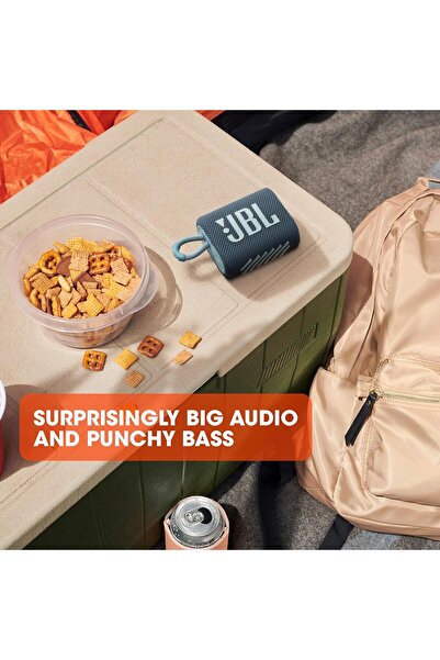 jbl harman ORIGINAL JBL Go 3 - Portable Mini Bluetooth Speaker (Red)