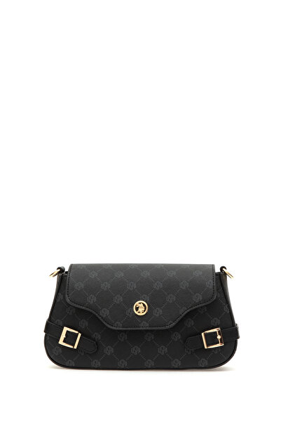 U.S. Polo Assn. Women's Black Shoulder Bag 50315212-Vr046