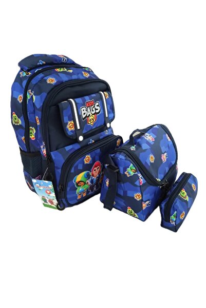 great bags Korean Style Luxury Boy's Orthopedic Primary School Backpack with Cover, Foil Lunch and Pen Holder