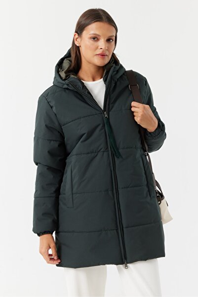 PAULMARK Women's Hooded Puffer Coat