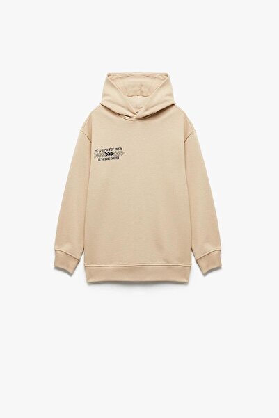 Koton Hanorac cu glugă pentru băieți cu căptușeală din fleece cu mânecă lungă...