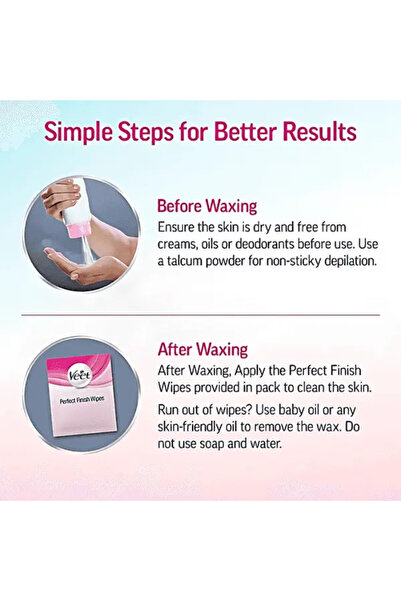 Veet Sensitive Skin Hair Removal Wax Strips - 20 Strips