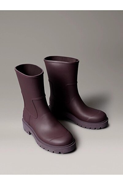 Calvin Klein MID RAINBOOT RUBBER Mor Kadın Bot