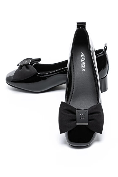 advancer Μαύρα ψηλοτάκουνα παπούτσια TP2610-3