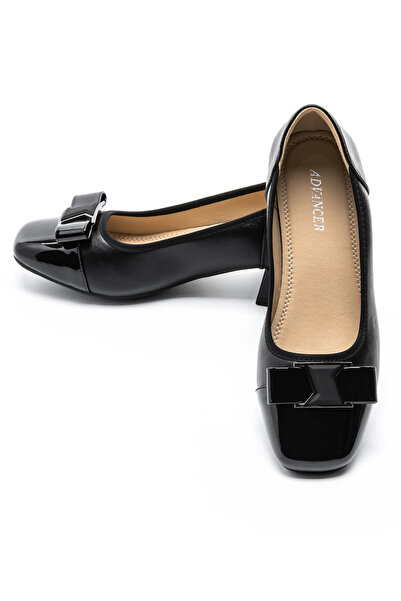 advancer Μαύρα ψηλοτάκουνα παπούτσια TP3201-1