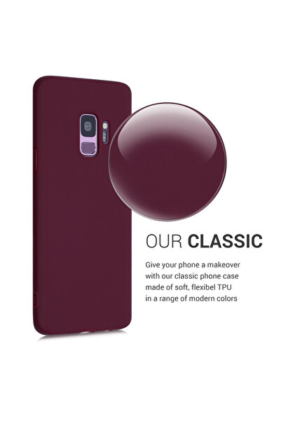 KWmobile Case for Samsung Galaxy S9, Silicone, Purple, 44089.187