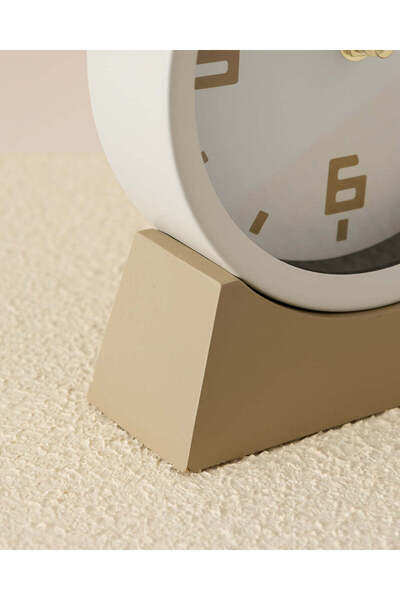 REDTAG Beige Serene Table Clock