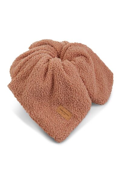 Love Stories Patura pufoasa model blanita de oaie - Cramel