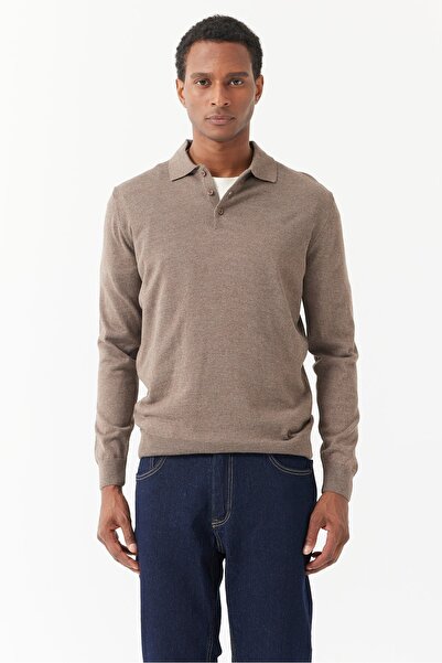 PAULMARK Men's Polo Neck Knitwear Sweater