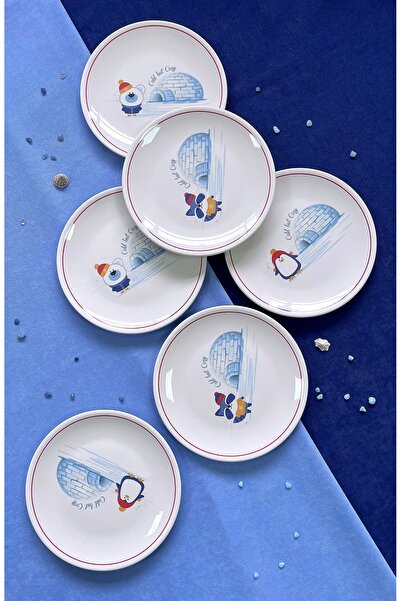 ers erbaşlar KUZEY KUTBU LÜX 6 PARÇA TATLI TABAĞI SETİ