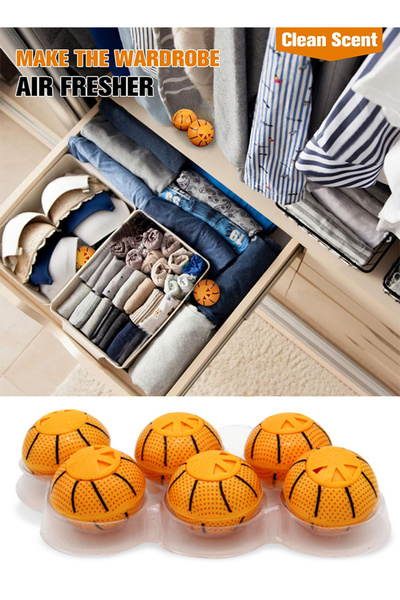 DMYRDH 6pcs Shoe Deodorizer Balls Freshener Odor Eliminator Neutralizing Odor Refreshing Sneaker Wardrobe