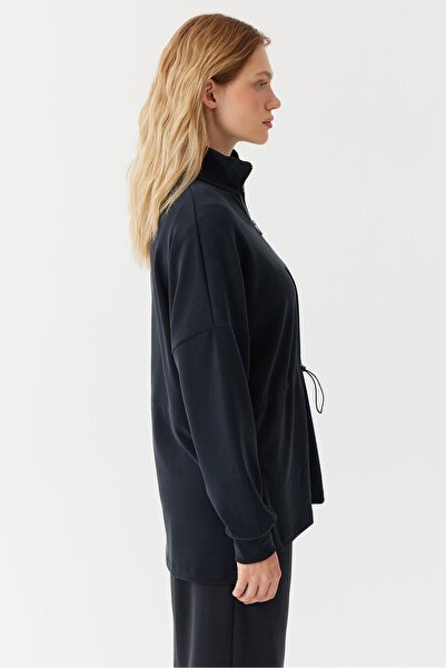 PAULMARK Φούτερ με φερμουάρ ψηλός λαιμός