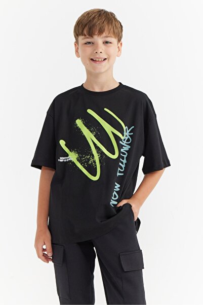 PAULMARK Detaliu de imprimare pentru băieți tricou