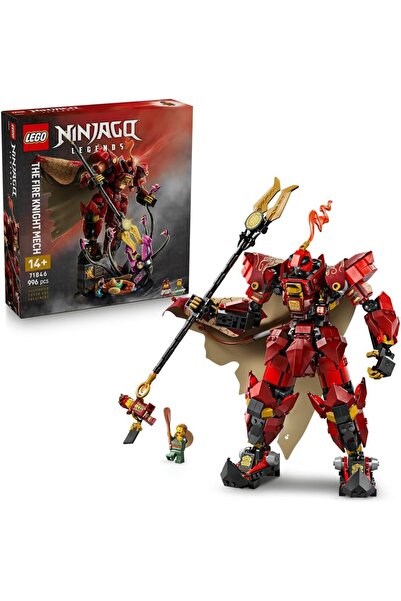 LEGO NINJAGO The Fire Knight Mech Building Set with 2 Minifigures (Kai) - Ages 14+