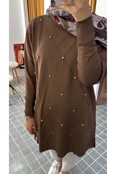 Freya Merserize Taş Detaylı Tunik